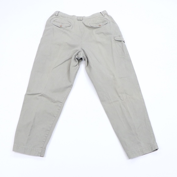 Vts 90s Eddie Bauer Pleated 5 Pocket Chino Pants - Picture 5 of 7